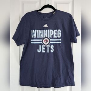 Adidas Women's L Winnipeg Jets Short Sleeve Tee